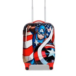 Priority Captain America Printed Hard-Sided Cabin Trolley Suitcase-picture-24