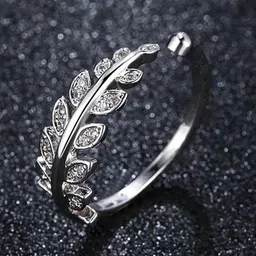 Ringzinnie Stone-Studded Adjustable Finger Ring-picture-17