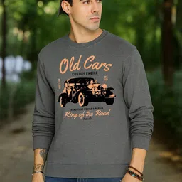 Moda Rapido Men Metallic Printed Sweatshirt image 3