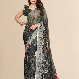Moda Rapido Women Floral Printed Saree-image-40