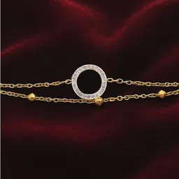 Nui Stainless Steel Gold-Plated Multistrand Bracelet image 3