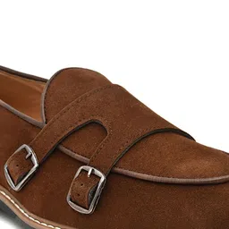 Provogue Men Buckle Detailed Monk Shoes image 5