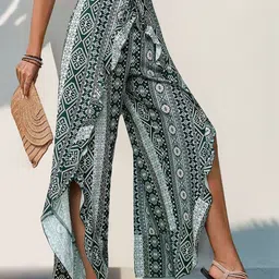 KPOP Women Printed Easy Wash Trousers-picture-35