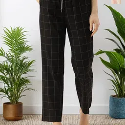 Kryptic Pack Of 2 Pure Cotton Mid-Rise Lounge Pants-image-73