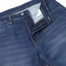 Peter England Casuals Men Slim Fit Mid-Rise Clean Look Light Fade Jeans image 4