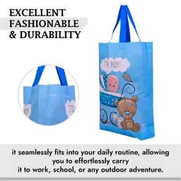 Aura Set Of 10 Graphic Printed Shopper Tote Bag image 2