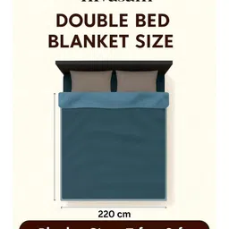 Nivasam Cadbury Grey & Beige Floral Mink Heavy Winter 600 GSM Double Bed Blanket image 3