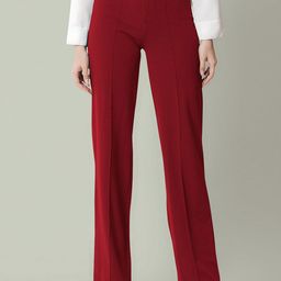 Dream Beauty Fashion Women Straight Fit High-Rise Easy Wash Pleated Trousers-picture-24