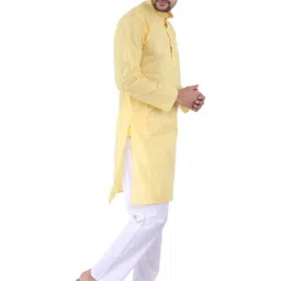 JEXI Men Regular Kurta with Trousers image 4