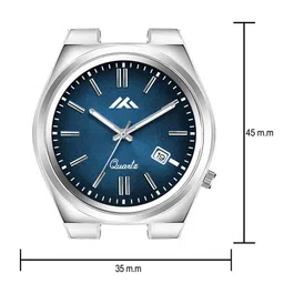 LUXURIT Men Patterned Dial & Stainless Steel Straps Analogue Watch LXMT-850 image 5