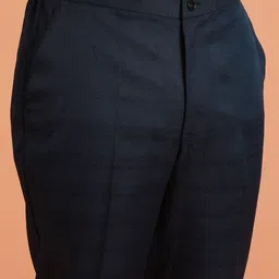 KISAH Men Pleated Regular Fit Trousers image 4