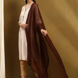 Biba Solid Dupatta image 2