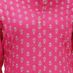 Vishakha Style Women Ethnic Motifs Printed Regular Kurta with Palazzos image 5