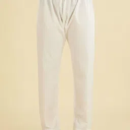 Diwas by Manyavar Woven Desigh Mandarin Collar Straight Kurta with Pyjamas image 3