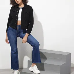 The Roadster Life Co. Spread Collar Denim Jacket image 3