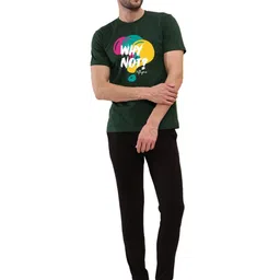 T.T. Typography Printed Round Neck T-shirt image 2