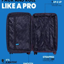 Polo Class Textured Hard-Sided Medium Trolley Bag image 4