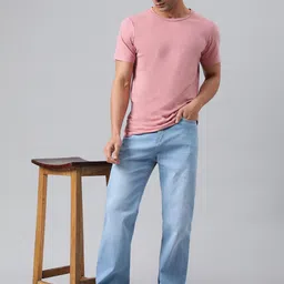 Stylecast X Kotty Men Regular Fit Mid-Rise Heavy Fade Stretchable Jeans image 2