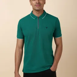 Allen Solly Men Mandarin Collar T-shirt image 1