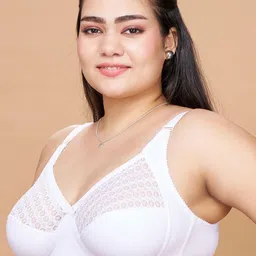 Sztori Full Coverage Cut and Sew non Padded Lace Bra image 3