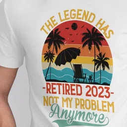 Seekbuylove Typography Printed Round Neck Pure Cotton Bio Finish T-shirt image 2