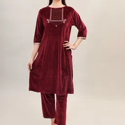 Camey Women Solid Night suit-picture-26