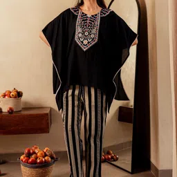 Juniper Embroidered Kaftan With Trouser Co-Ords-image-65