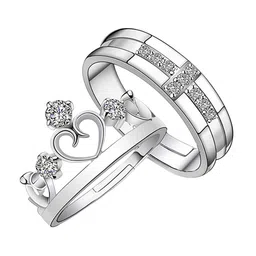Ringzinnie Set Of 2 Stone-Studded Finger Rings-picture-33
