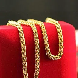 HOUSEOFTRENDZZ Gold-Toned Stainless Steel Chain image 1