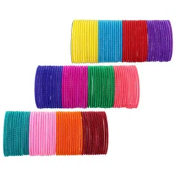 ZULKA Set Of 144 Glass Velvet Bangles image 5