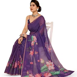 Moda Rapido Floral Saree image 4