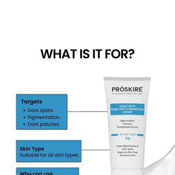 Proskire Kojic Acid Cream For Pigmentation Tan & Dark Spots - 50 g image 2