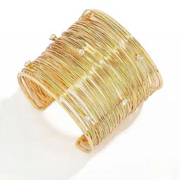 Shivarth Gold-Plated Alloy Bracelet image 2