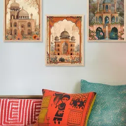walllane Traditional Wall Art With Frame Home Decor Wall Painting For Living Room Office Bedroom-picture-34