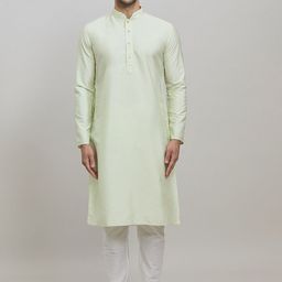 Arihant Rai Sinha Mandarin Collar Straight Kurta With Churidar-picture-22