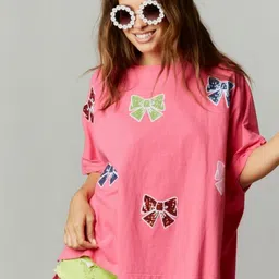 StyleCast Graphic Printed Round neck T-shirt-image-25