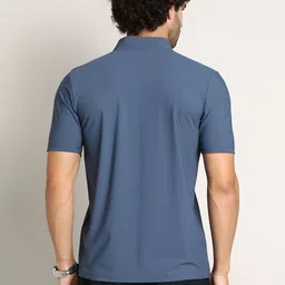 Campus Sutra Men Polo Collar Applique T-shirt image 2
