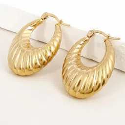 DressBerry Circular Hoop Earrings-image-89