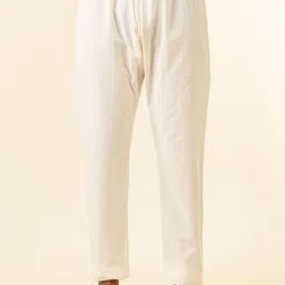 Diwas by Manyavar Ethnic Motifs Printed Mandarin Collar Straight Kurta with Pyjamas image 2