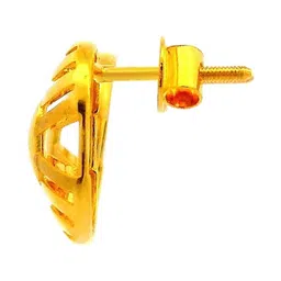 C KRISHNIAH CHETTY JEWELLERS PVT LTD 22Kt Gold Earrings-2.02g image 3