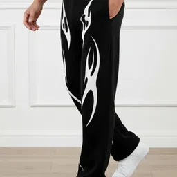 TEDWOODS Men Flame Printed Regular Fit Track Pants-image-22