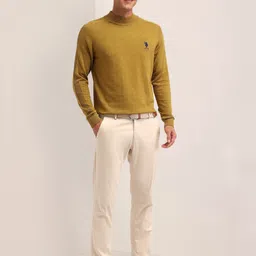 U.S. Polo Assn. Men Self Design Pullover Sweater image 5