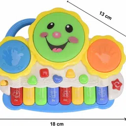 aexoniz toys Musical (Sun Shape) and Mini Piano, Non Toxic Plastic, Non-Battery (Multicolor) image 4