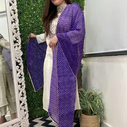 Moda Rapido Women Ethnic Motifs Regular Thread Work Kurta with Trousers & With Dupatta-picture-38