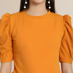 Mast & Harbour Women Pack Of 2 Puff Sleeve Top image 2