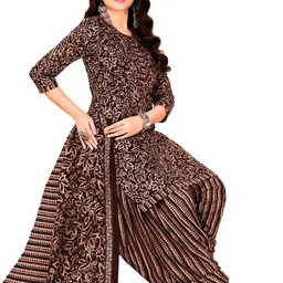 shree jeenmata collection Printed Pure Cotton Unstitched Dress Material-picture-22