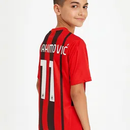 dostitch Boys Typography Striped Dri-FIT T-shirt image 2