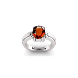 Pranjal Gems 7.25 Ratti Gomed/Hessonite Ring Natural Quality & Original Stone Ring-picture-28
