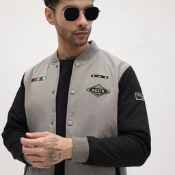 The Roadster Life Co. Applique Detail Bomber Jacket-image-9