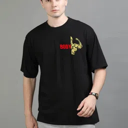 GSPO Men Typography Printed Applique T-shirt-picture-43